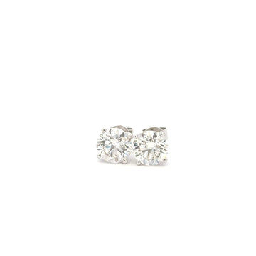Round Lab Grown Diamond Stud