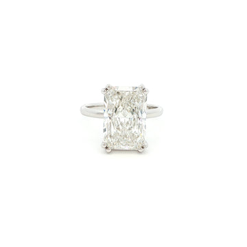 Classic Radiant Lab Grown Diamond Engagement Ring