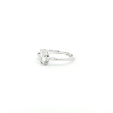 Multi shape Ring in 10K White Gold - Lab Grown Diamond Ring in Hong Kong - pinky ring