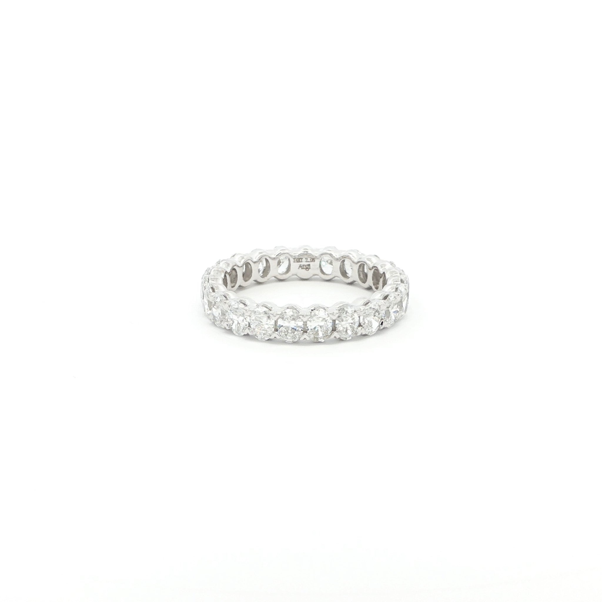 Oval Lab Grown Diamond Eternity Ring