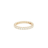  ⁠Round Eternity Ring - Lab Grown Diamond  Ring - By Angi Showroom in Hong Kong TST - 14K Yellow Gold 