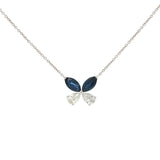 Duo Tone Butterfly Lab Grown Diamond Pendant Necklace by By Angi, lab-grown diamond jeweller in Tsim Sha Tsui Hong Kong | TST HK Fine Jewellery	By Angi 尖沙咀人造鑽石珠寶 - Duo Tone Butterfly Lab Grown Diamond Pendant Necklace 雙色蝴蝶造型實驗室培育鑽石吊墜項鍊 | 香港TST人造鑽石lab diamond首飾 求婚戒指