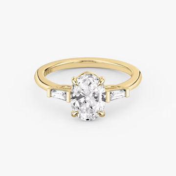 The Three Stone Oval Engagement Ring