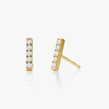 Petite Pavé Bar Stud