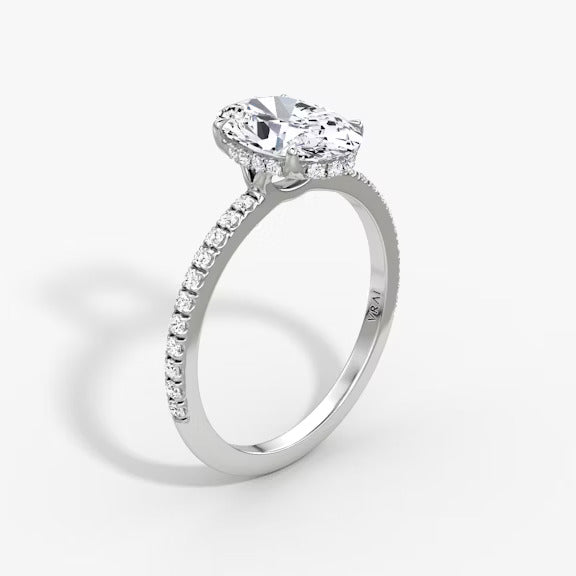 The Signature Oval Engagement Ring