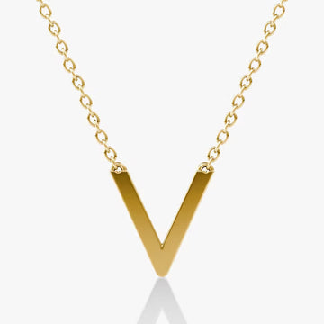 VRAI V Pavé Necklace