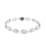 Trinity Bezel Lab-Grown Diamond White Gold Bracelet by By Angi, lab-grown diamond jeweller in Tsim Sha Tsui Hong Kong | TST HK Fine Jewellery 
By Angi 尖沙咀人造鑽石珠寶 - Trinity Bezel Lab Diamond 手鏈 | 香港TST求婚鑽石首飾