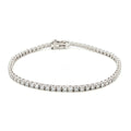 18K White Gold Brilliant Round-Cut Lab-Grown Diamond Tennis Bracelet

An endless line of brilliant-cut diamonds set in 18K White Gold. This Lab-Grown Diamond tennis bracelet delivers a seamless flow of sparkle — timeless luxury for any occasion. 
