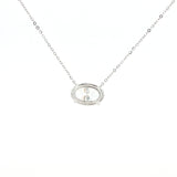 East West Oval Lab Grown Diamond Pendant Necklace by By Angi, lab-grown diamond jeweller in Tsim Sha Tsui Hong Kong | TST HK Fine Jewellery	By Angi 尖沙咀人造鑽石珠寶 - East West Oval Lab Grown Diamond Pendant Necklace 東西向橢圓形實驗室培育鑽石吊墜項鍊 | 香港TST人造鑽石lab diamond首飾 求婚戒指