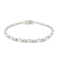 18K White Gold Marquise and Round Cut Lab Grown Diamond Bracelet 

A modern take on the classic tennis bracelet. This 18K White Gold bracelet features marquise and round-cut diamonds in a clean geometric design. The contrast of shapes creates subtle movement and light play.