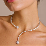 Cascading Heart Lab Grown Diamond Necklace