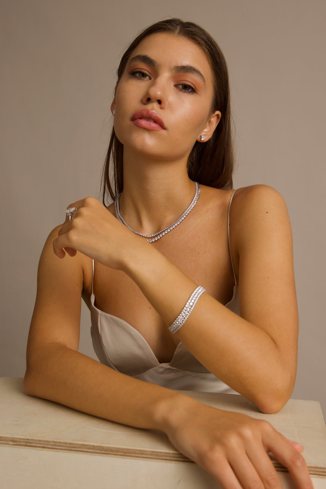18K White Gold Brilliant Round-Cut Lab-Grown Diamond Tennis Bracelet

An endless line of brilliant-cut diamonds set in 18K White Gold. This Lab-Grown Diamond tennis bracelet delivers a seamless flow of sparkle — timeless luxury for any occasion.&nbsp;