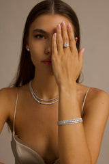 Emerald Trilogy Lab Grown Diamond Engagement Ring