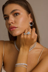 Blooming Blue Lab-Grown Diamond Ring