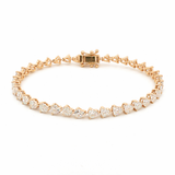 Heart Lab-Grown Diamond Rose Gold Tennis Bracelet by By Angi, lab-grown diamond jeweller in Tsim Sha Tsui Hong Kong | TST HK Fine Jewellery
By Angi 尖沙咀人造鑽石珠寶 - Heart Lab Diamond Tennis 手鏈 | 香港TST求婚鑽石首飾
