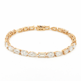 Fancy Lab-Grown Diamond Yellow Gold Tennis Bracelet by By Angi, lab-grown diamond jeweller in Tsim Sha Tsui Hong Kong | TST HK Fine Jewellery 
By Angi 尖沙咀人造鑽石珠寶 - Fancy Lab Diamond Tennis 手鏈 | 香港TST求婚鑽石首飾