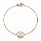 Asscher Bezel Lab Grown Diamond