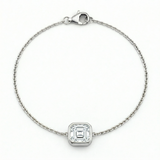 Asscher Bezel Lab Grown Diamond