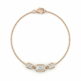 Trilogy Emerald Bezel Lab Grown Diamond Bracelet with Rose Gold by By Angi, lab-grown diamond jeweller in Tsim Sha Tsui Hong Kong | TST HK Fine Jewellery
By Angi 尖沙咀人造鑽石珠寶 - Trilogy Emerald Bezel Lab Grown Diamond Bracelet 三部曲祖母綠包邊實驗室培育鑽石手鍊玫瑰金 | 香港TST人造鑽石lab diamond首飾 求婚戒指