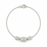 Trilogy Emerald Bezel Lab Grown Diamond Bracelet with White Gold by By Angi, lab-grown diamond jeweller in Tsim Sha Tsui Hong Kong | TST HK Fine Jewellery
By Angi 尖沙咀人造鑽石珠寶 - Trilogy Emerald Bezel Lab Grown Diamond Bracelet 三部曲祖母綠包邊實驗室培育鑽石手鍊白金 | 香港TST人造鑽石lab diamond首飾 求婚戒指