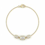 Trilogy Emerald Bezel Lab Grown Diamond Bracelet with Yellow Gold by By Angi, lab-grown diamond jeweller in Tsim Sha Tsui Hong Kong | TST HK Fine Jewellery
By Angi 尖沙咀人造鑽石珠寶 - Trilogy Emerald Bezel Lab Grown Diamond Bracelet 三部曲祖母綠包邊實驗室培育鑽石手鍊黃金 | 香港TST人造鑽石lab diamond首飾 求婚戒指