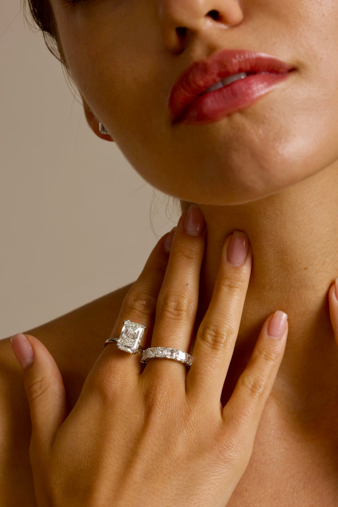 Classic Radiant Lab Grown Diamond Engagement Ring