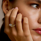 East West Marquise Lab-Grown Diamond Ring