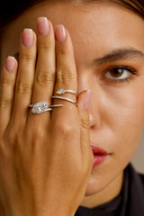 Halo Marquise Lab-Grown Diamond Ring