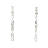 Fancy Shape Lab Grown Diamond Drop Earrings (Baguette, Pear, Oval) - Lab Grown Diamond earrings - By Angi Showroom in Hong Kong TST/Tsim Sha Tsui 
- 鑽石耳環 - 培育鑽石  - By Angi 香港尖沙咀展示店