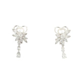 Palm Tree Lab Grown Diamond Drop Earrings - Lab Grown Diamond earrings - By Angi Showroom in Hong Kong TST/Tsim Sha Tsui 
- 鑽石耳環 - 培育鑽石  - By Angi 香港尖沙咀展示店