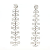 Elegant Marquise & Pear Lab Grown Diamond Drop Earrings - Lab Grown Diamond earrings - By Angi Showroom in Hong Kong TST/Tsim Sha Tsui 
- 鑽石耳環 - 培育鑽石  - By Angi 香港尖沙咀展示店