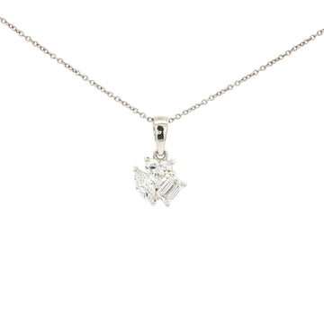 Heart, Marquise & Emerald Cluster Lab Grown Diamond Pendant