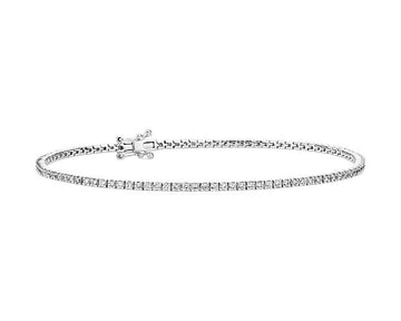 Diamond Tennis Bracelet In 14k White Gold (1 Ct. Tw.)