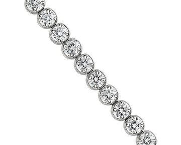 Diamond Tennis Bracelet In 18k White Gold (3 Ct. Tw.)