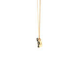 East-West Oval Lab Grown Diamond Georgian Bezel Pendant