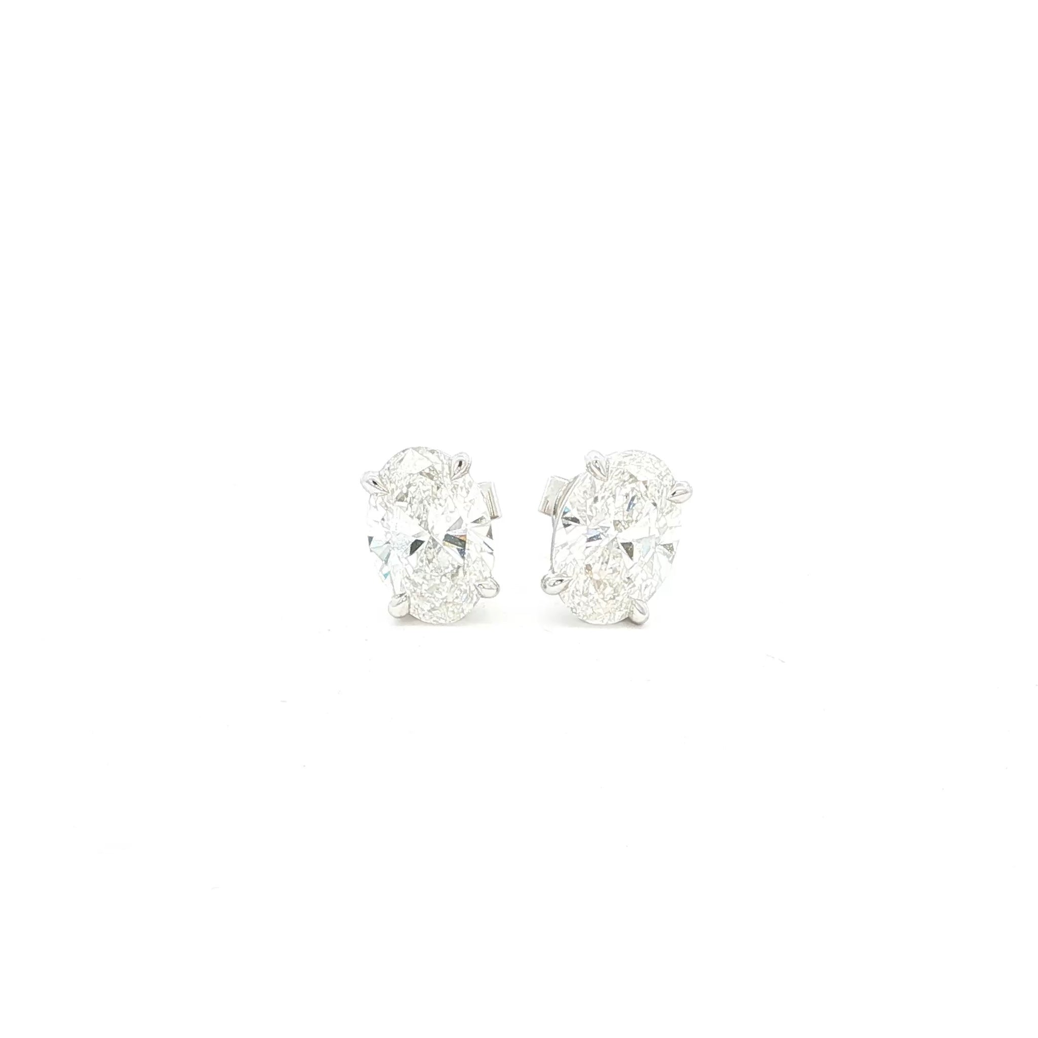Oval Lab Grown Diamond Studs