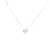 Solitaire Round Bezel Lab Grown Diamond Pendant