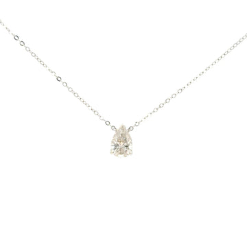 Solitaire Pear Lab Grown Diamond Pendant