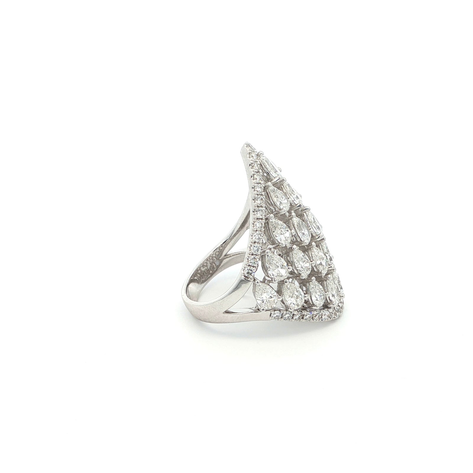 Teardrop Pear Lab Grown Diamond Ring