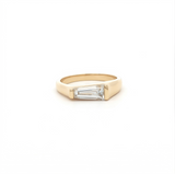 East-West Tapered Baguette Lab Grown Diamond Ring