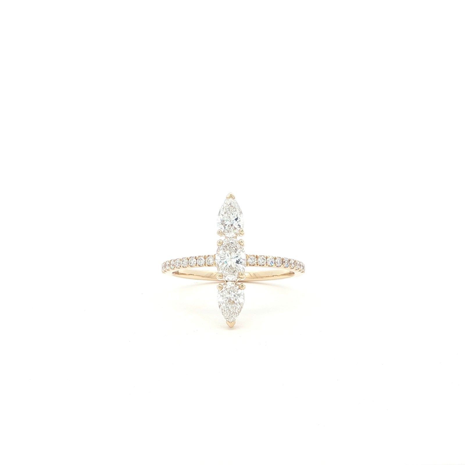 Three Stones Pear and Oval Lab-Grown Diamond Ring by By Angi, lab-grown diamond jeweller in Tsim Sha Tsui Hong Kong | TST HK Fine Jewellery
By Angi 尖沙咀人造鑽石珠寶 - Three Stones Pear and Oval Lab-Grown Diamond Ring 三顆梨形和橢圓形實驗室培育鑽石戒指 | 香港TST人造鑽石lab diamond首飾 求婚戒指