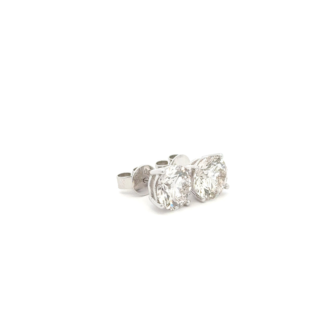 Round Lab Grown Diamond Stud