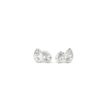 Pear Toi Et Moi Bezel Lab Grown Diamond Studs - Lab Grown Diamond earrings - By Angi Showroom in Hong Kong TST/Tsim Sha Tsui 
- 鑽石耳環 - 培育鑽石  - By Angi 香港尖沙咀展示店 