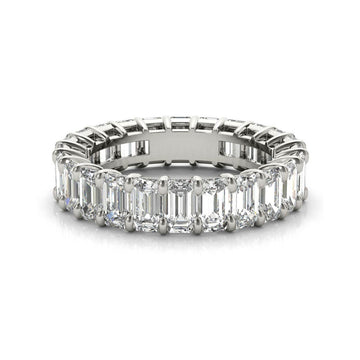 Birks 3.72 ct Emerald Cut Diamond Eternity Wedding Band