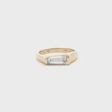 East-West Tapered Baguette Lab Grown Diamond Ring