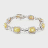 Luxury diamond bracelet with yellow and white diamonds in Hong Kong | HK in Tsim Sha Tsui | TST
香港高級鑽石手鏈配黃鑽 |香港喺尖沙咀 | TST