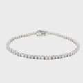 18K White Gold Brilliant Round-Cut Lab-Grown Diamond Tennis Bracelet

An endless line of brilliant-cut diamonds set in 18K White Gold. This Lab-Grown Diamond tennis bracelet delivers a seamless flow of sparkle — timeless luxury for any occasion.