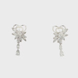 Palm Tree Lab Grown Diamond Drop Earrings - Lab Grown Diamond earrings - By Angi Showroom in Hong Kong TST/Tsim Sha Tsui 
- 鑽石耳環 - 培育鑽石  - By Angi 香港尖沙咀展示店