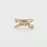 18K_Yellow_Gold_Marquise_Pave_Lab_Grown_Diamonds_Cross_Wrap

This 18K Yellow Gold ring features a unique cross wrap design adorned with Marquise and Pavé diamonds. The intricate detailing and elegant curves make it a perfect accessory for any occasion, whether it's a formal event or a casual outing.