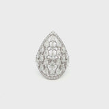 Teardrop Pear Lab Grown Diamond Ring